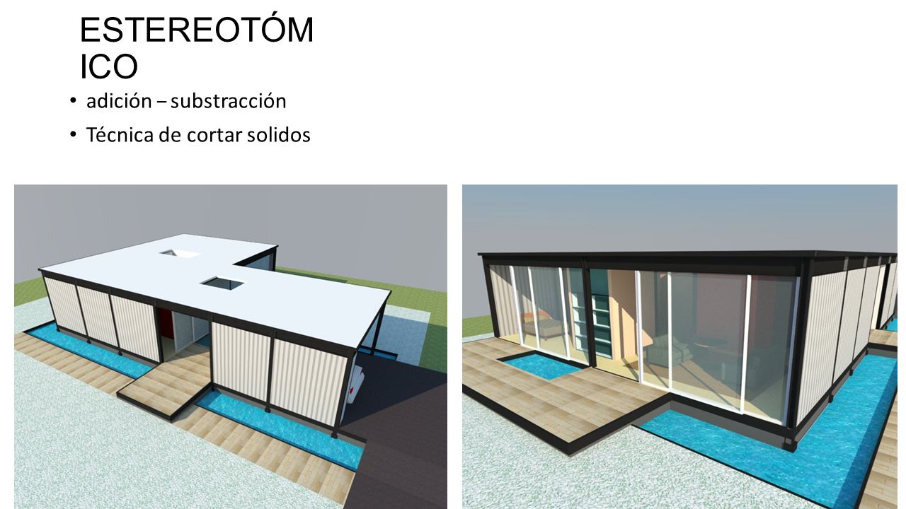 ESTEREOTÓMICO adición – substracción Técnica de cortar solidos