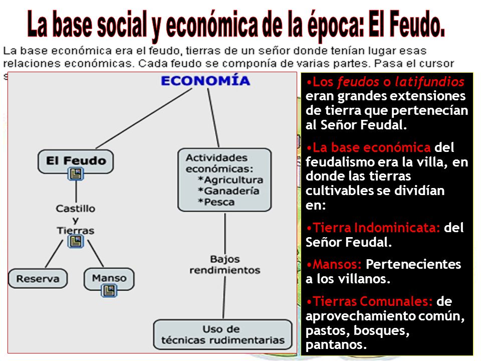 La base social y económica de la época: El Feudo.