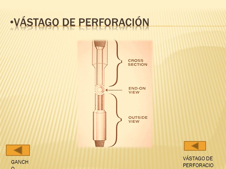 Vástago de perforación