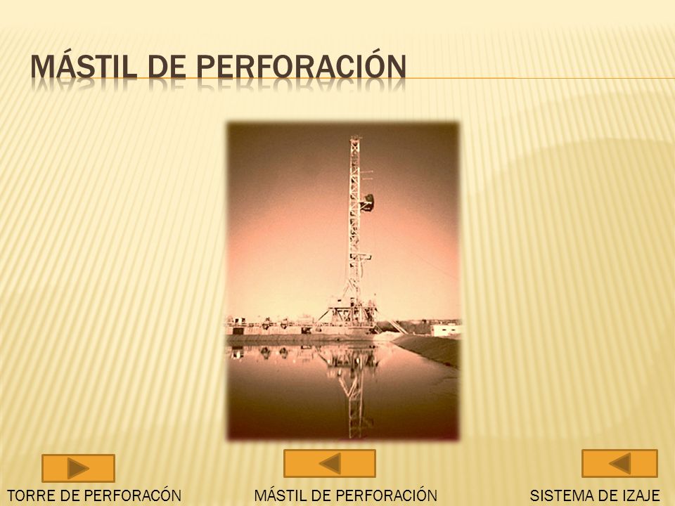 Mástil de perforación TORRE DE PERFORACÓN MÁSTIL DE PERFORACIÓN