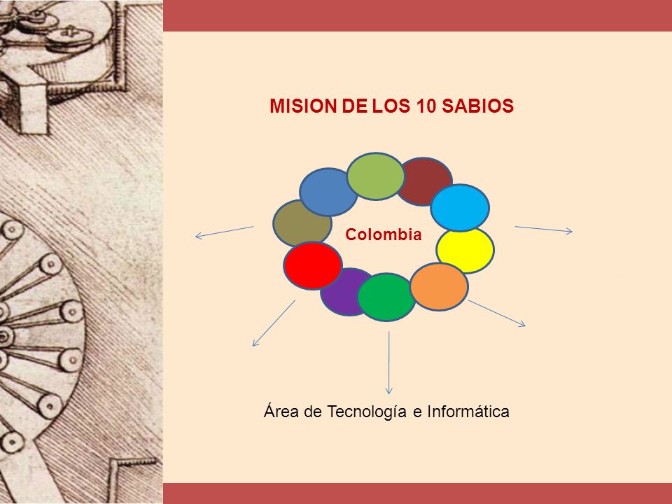MISION DE LOS 10 SABIOS Colombia Área de Tecnología e Informática