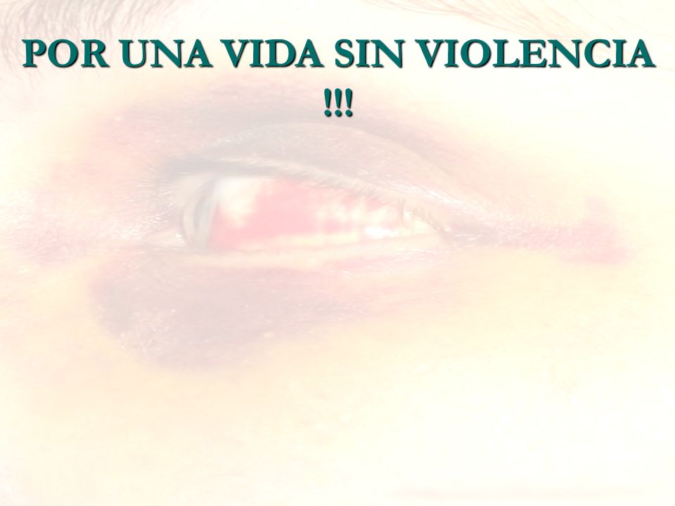 POR UNA VIDA SIN VIOLENCIA !!!