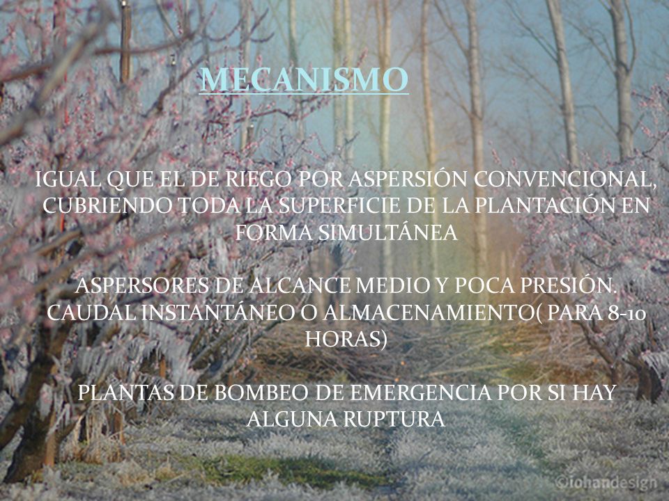 PLANTAS DE BOMBEO DE EMERGENCIA POR SI HAY ALGUNA RUPTURA