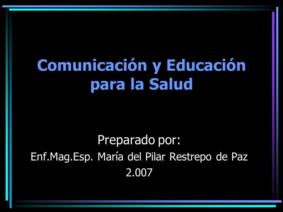 Comunicacion Y Educacion Para La Salud Ppt Video Online Descargar