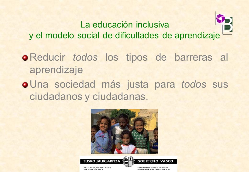 Reducir todos los tipos de barreras al aprendizaje
