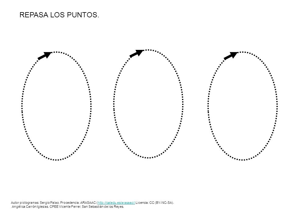 REPASA LOS PUNTOS. Autor pictogramas: Sergio Palao. Procedencia: ARASAAC (  Licencia: CC (BY-NC-SA).