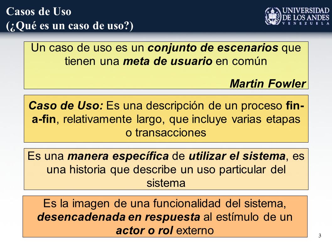 Casos de Uso (¿Qué es un caso de uso )