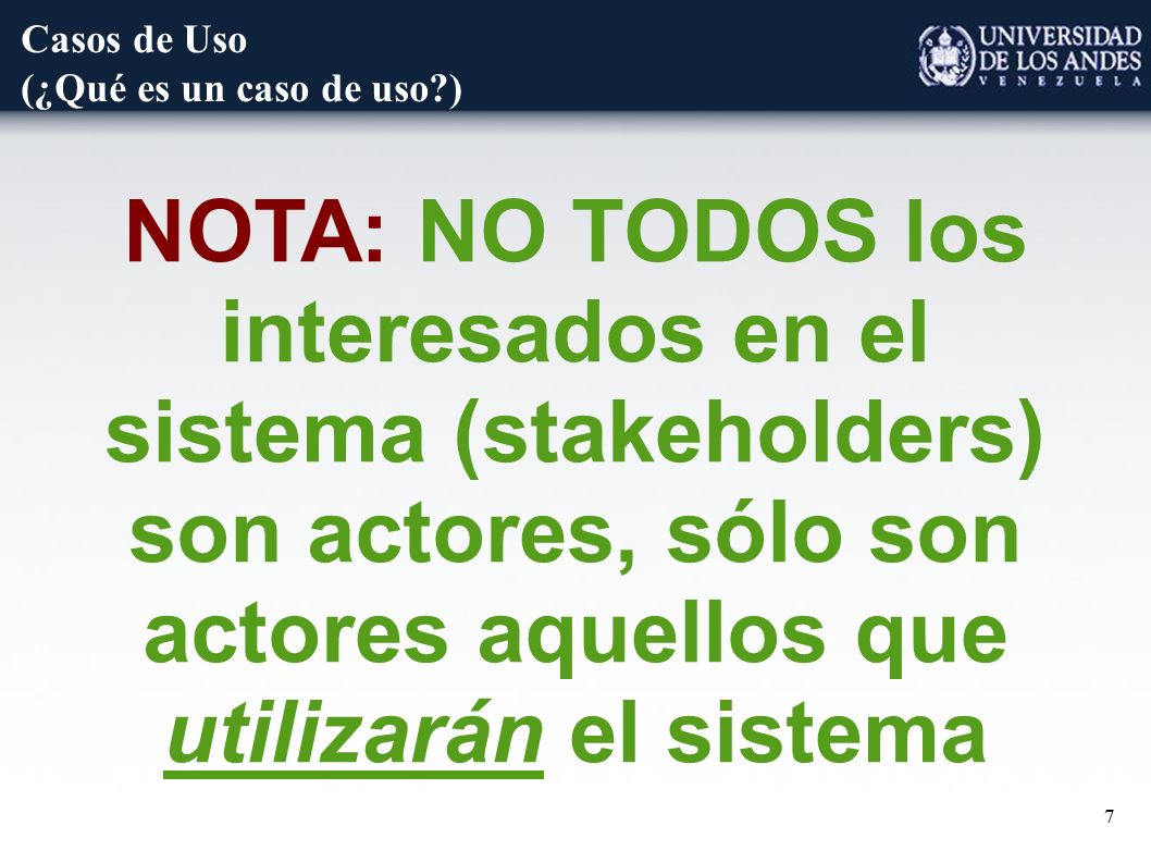 Casos de Uso (¿Qué es un caso de uso )