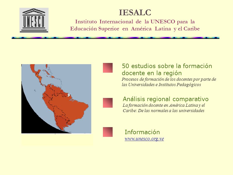 IESALC Instituto Internacional de la UNESCO para la Educación Superior en América Latina y el Caribe