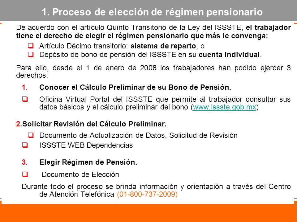 1. Proceso de elección de régimen pensionario