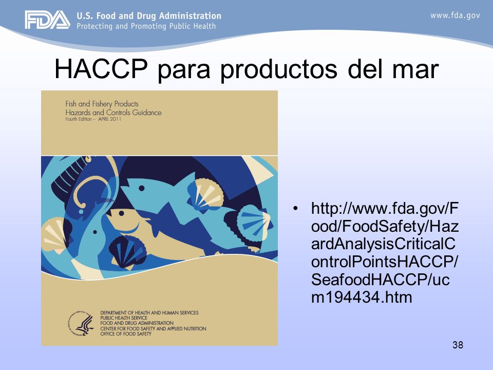 HACCP para productos del mar