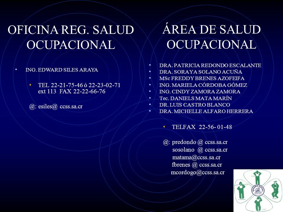 ÁREA DE SALUD OCUPACIONAL