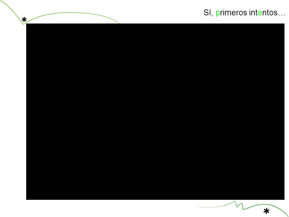 Sí, primeros intentos… 5. Posicionamiento Innovador: Sí, para lo que quieras. Ahora, No todo ha sido tan fácil: