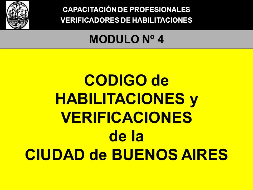 CODIGO de HABILITACIONES y VERIFICACIONES de la CIUDAD de BUENOS AIRES