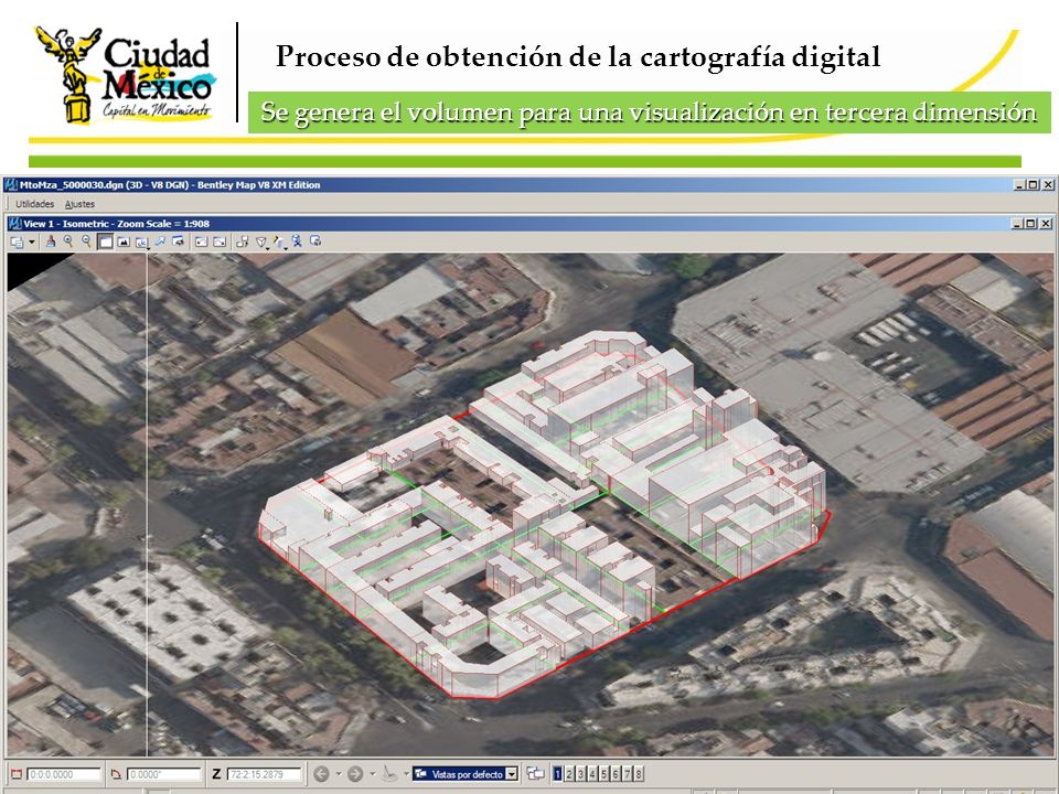 Se genera el volumen para una visualización en tercera dimensión