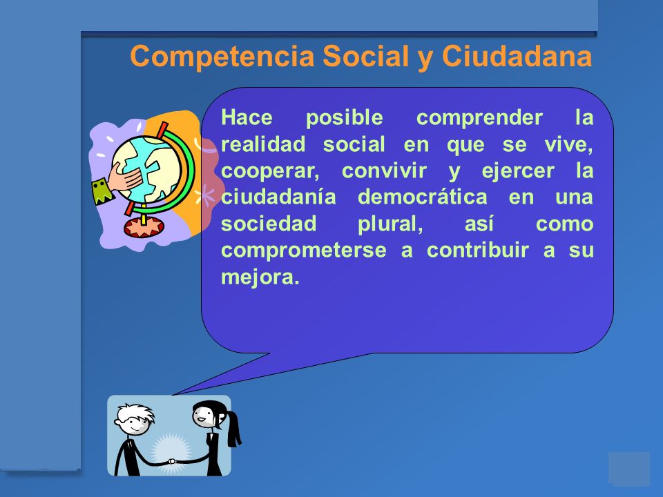 Competencia Social y Ciudadana