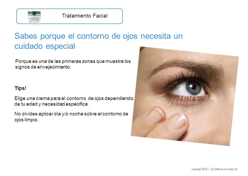 Sabes porque el contorno de ojos necesita un cuidado especial