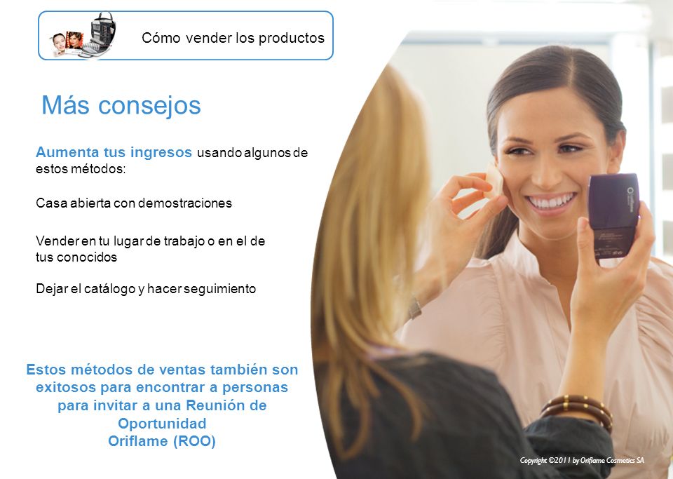 Más consejos Cómo vender los productos