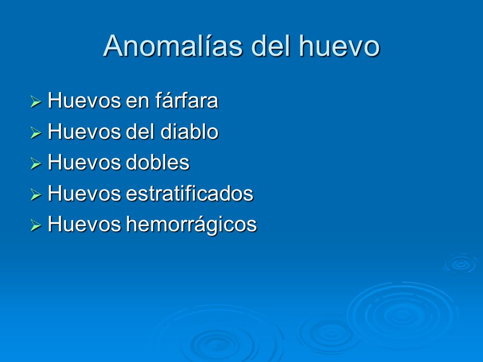 Anomalías del huevo Huevos en fárfara Huevos del diablo Huevos dobles