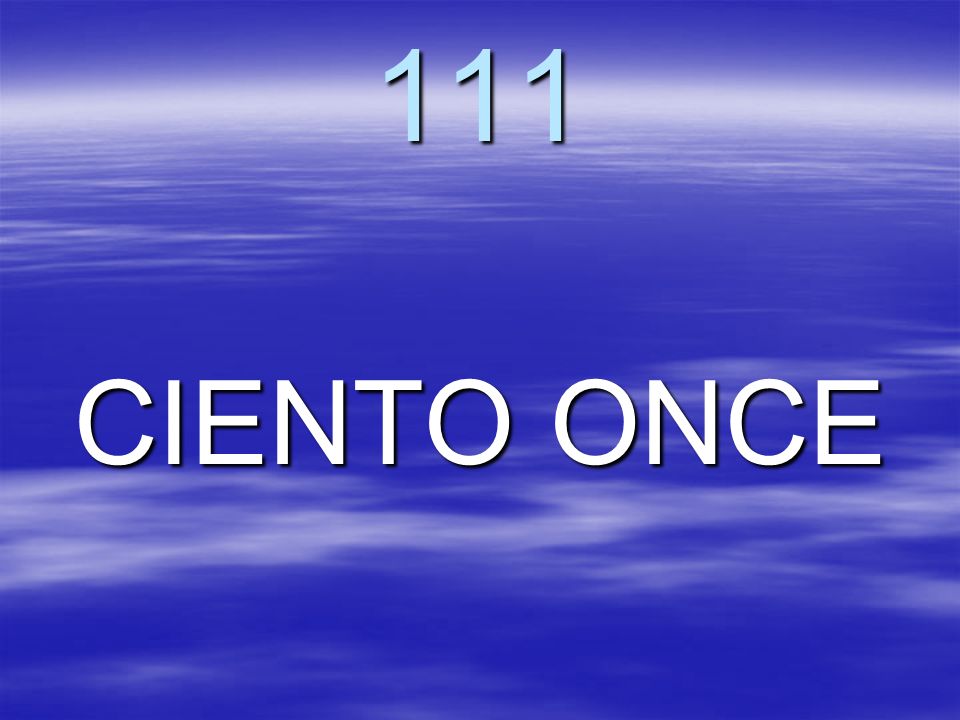 111 CIENTO ONCE