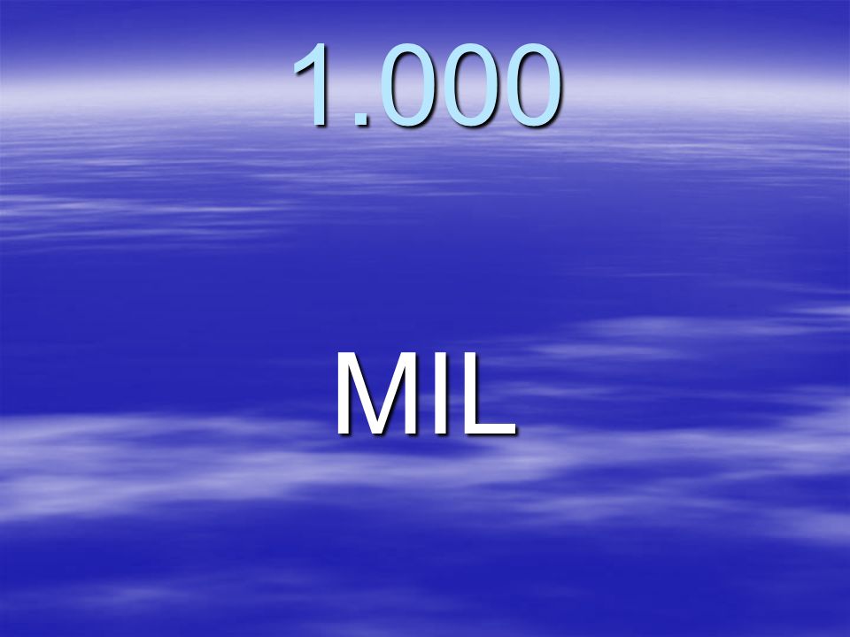 1.000 MIL