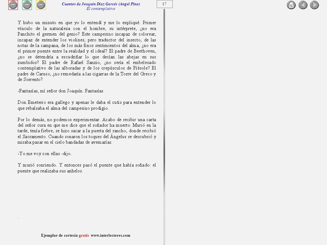 Cuentos de Joaquín Díaz Garcés (Angel Pino) El contemplativo 17