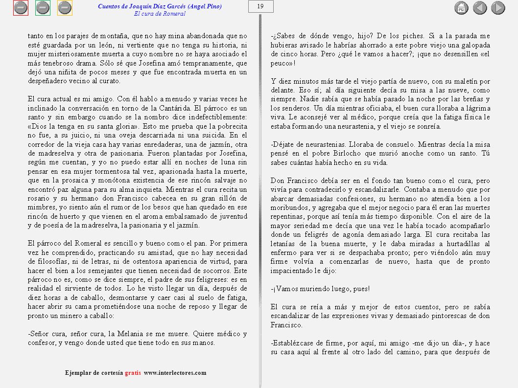 Cuentos de Joaquín Díaz Garcés (Angel Pino) El cura de Romeral 19