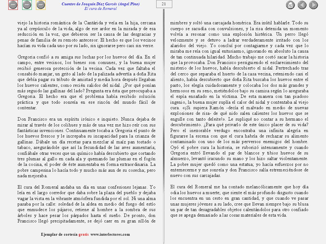 Cuentos de Joaquín Díaz Garcés (Angel Pino) El cura de Romeral 21