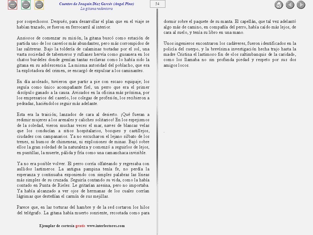 Cuentos de Joaquín Díaz Garcés (Angel Pino) La gitana redentora 54