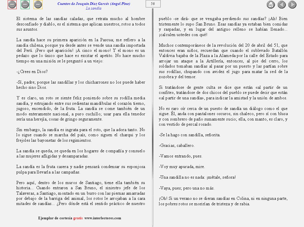 Cuentos de Joaquín Díaz Garcés (Angel Pino) La sandía 56