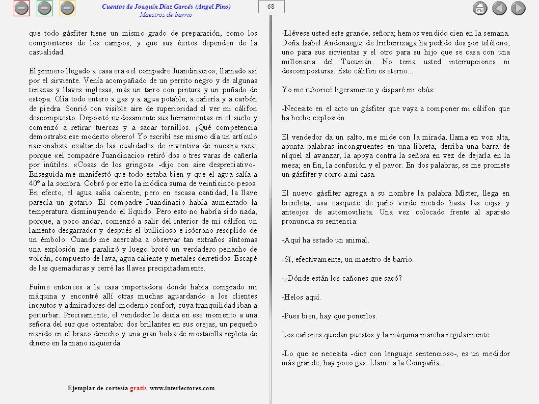 Cuentos de Joaquín Díaz Garcés (Angel Pino) Maestros de barrio 68
