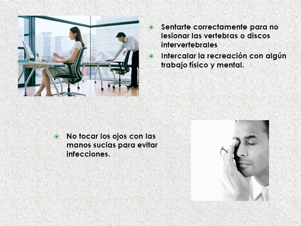 Sentarte correctamente para no lesionar las vertebras o discos intervertebrales