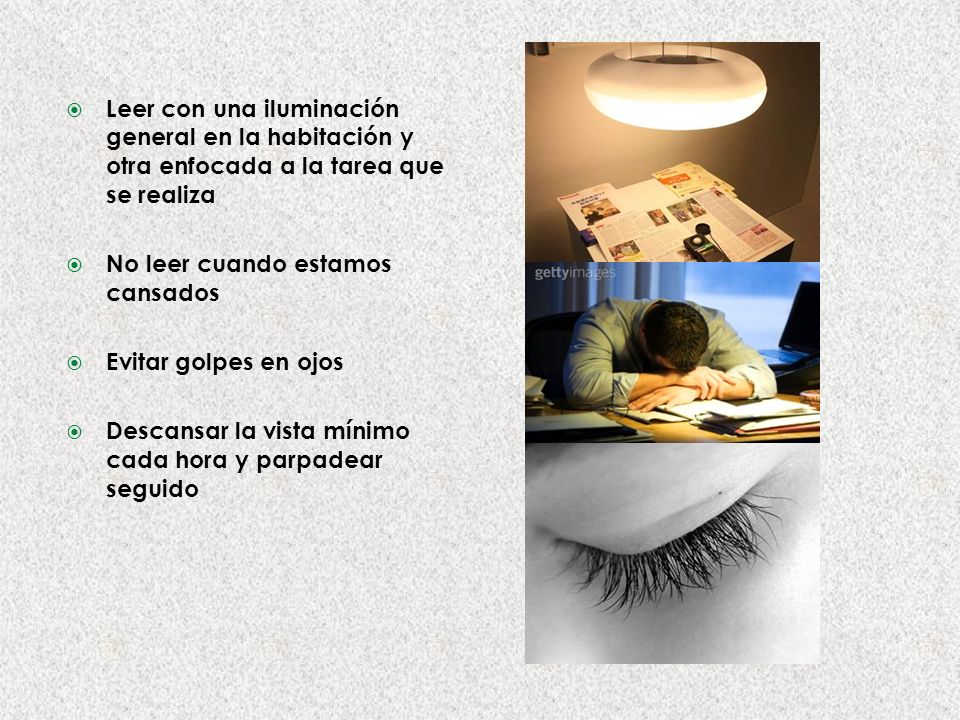 Leer con una iluminación general en la habitación y otra enfocada a la tarea que se realiza