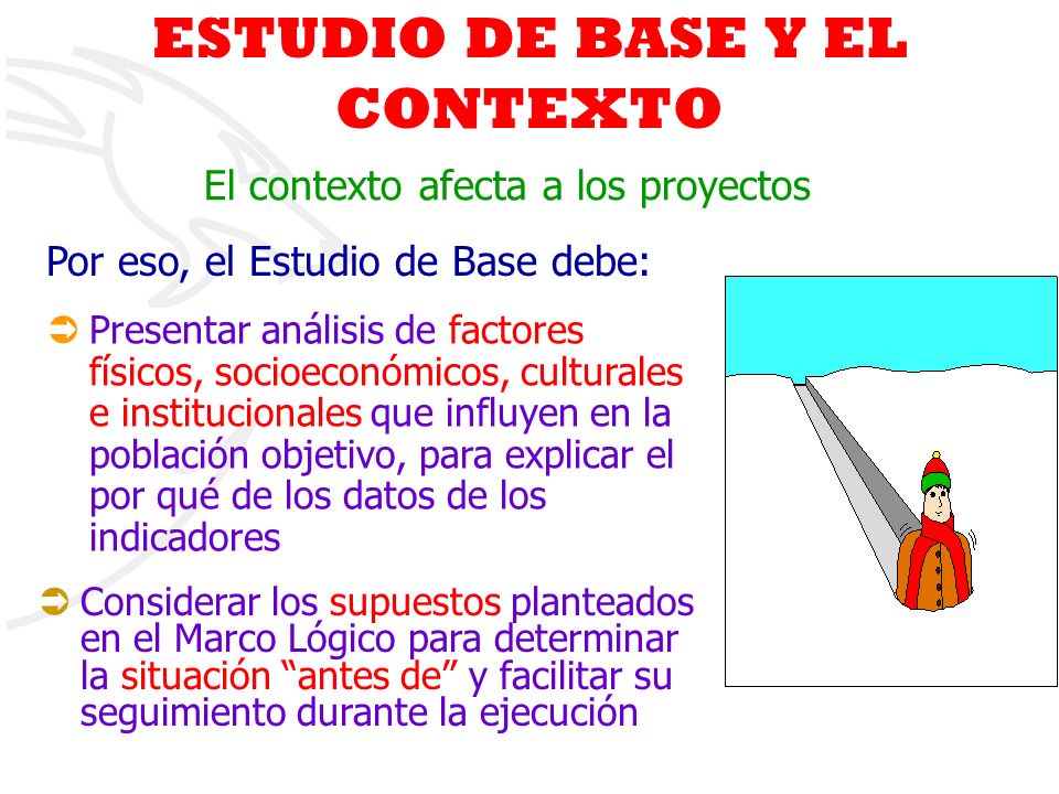 ESTUDIO DE BASE Y EL CONTEXTO