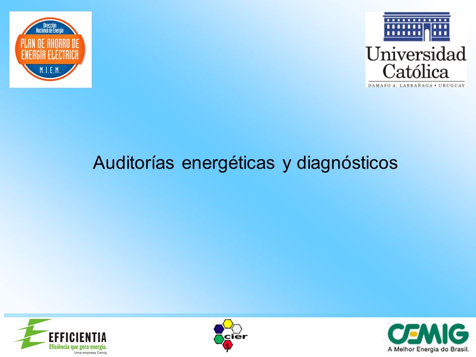 Auditorías energéticas y diagnósticos