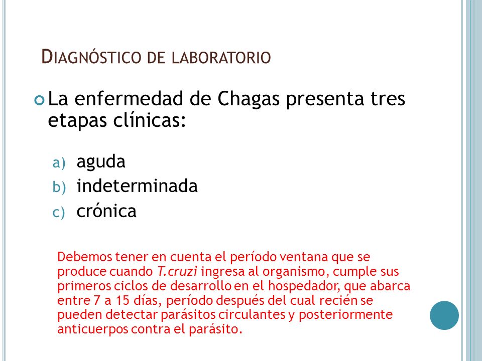 Diagnóstico de laboratorio