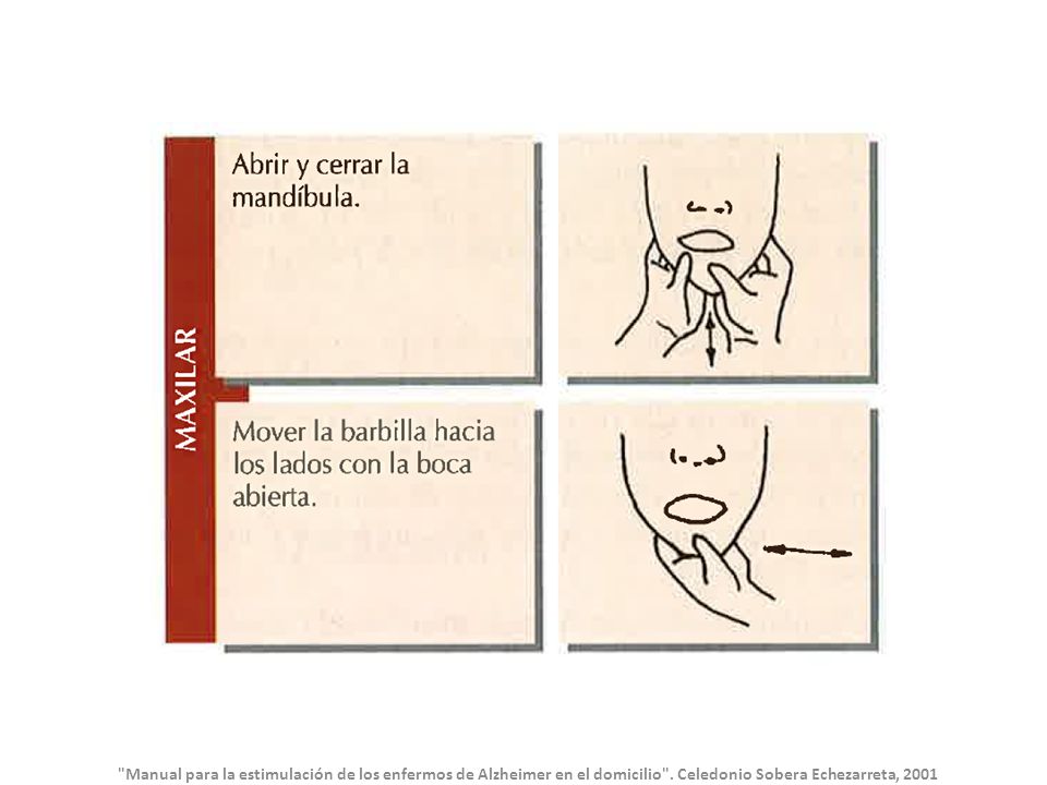Manual para la estimulación de los enfermos de Alzheimer en el domicilio .
