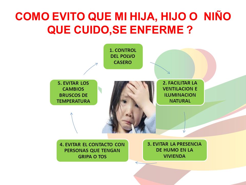 COMO EVITO QUE MI HIJA, HIJO O NIÑO QUE CUIDO,SE ENFERME