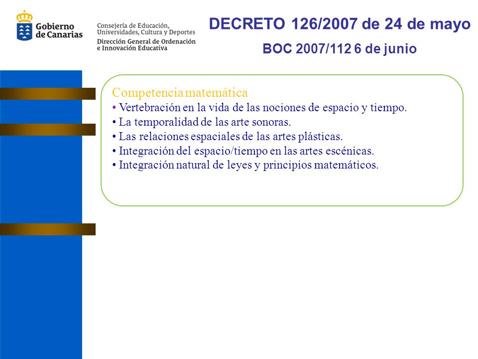DECRETO 126/2007 de 24 de mayo BOC 2007/112 6 de junio