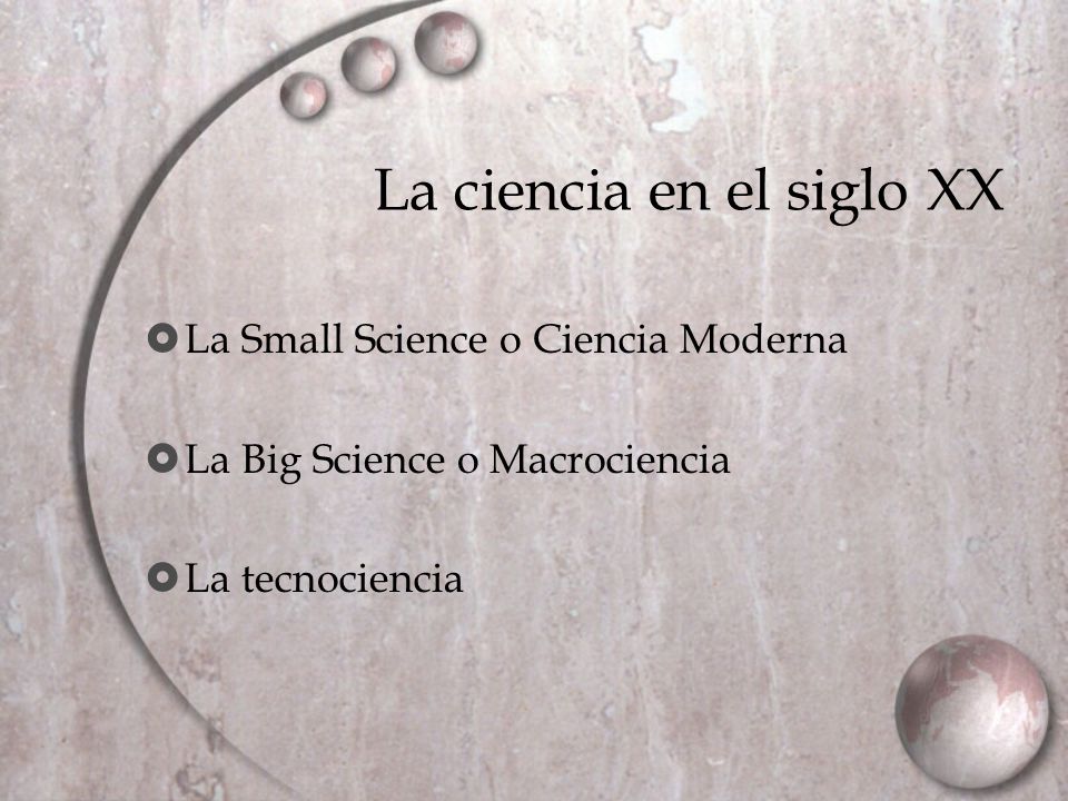 La ciencia en el siglo XX