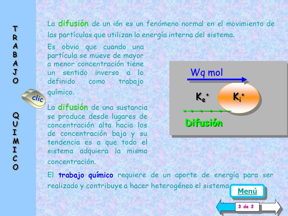 La difusión de un ión es un fenómeno normal en el movimiento de las partículas que utilizan la energía interna del sistema.