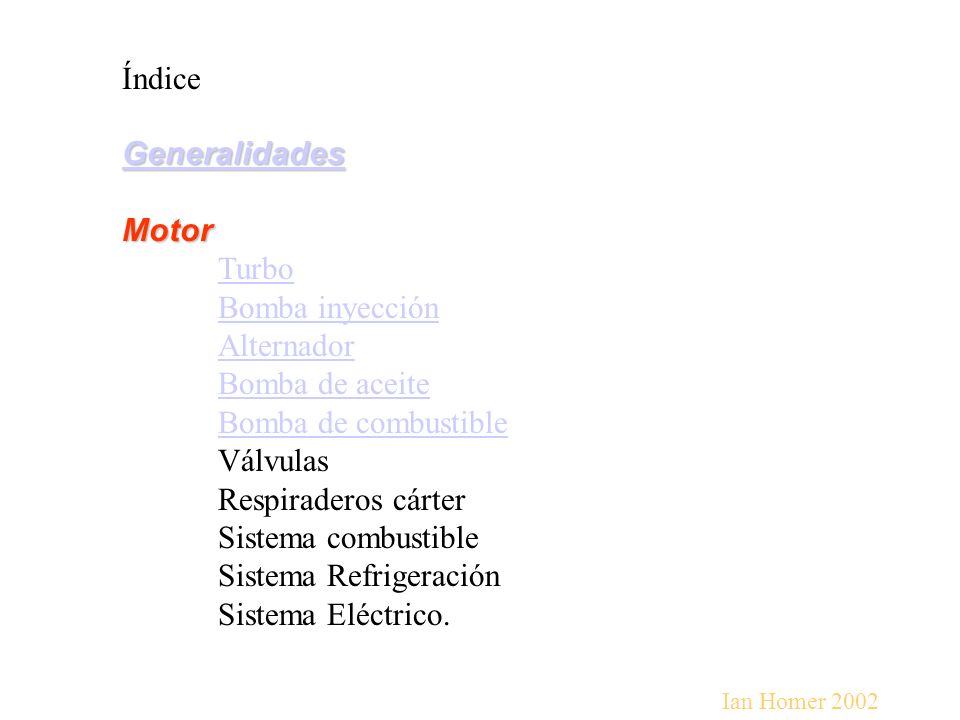 Sistema Refrigeración Sistema Eléctrico.