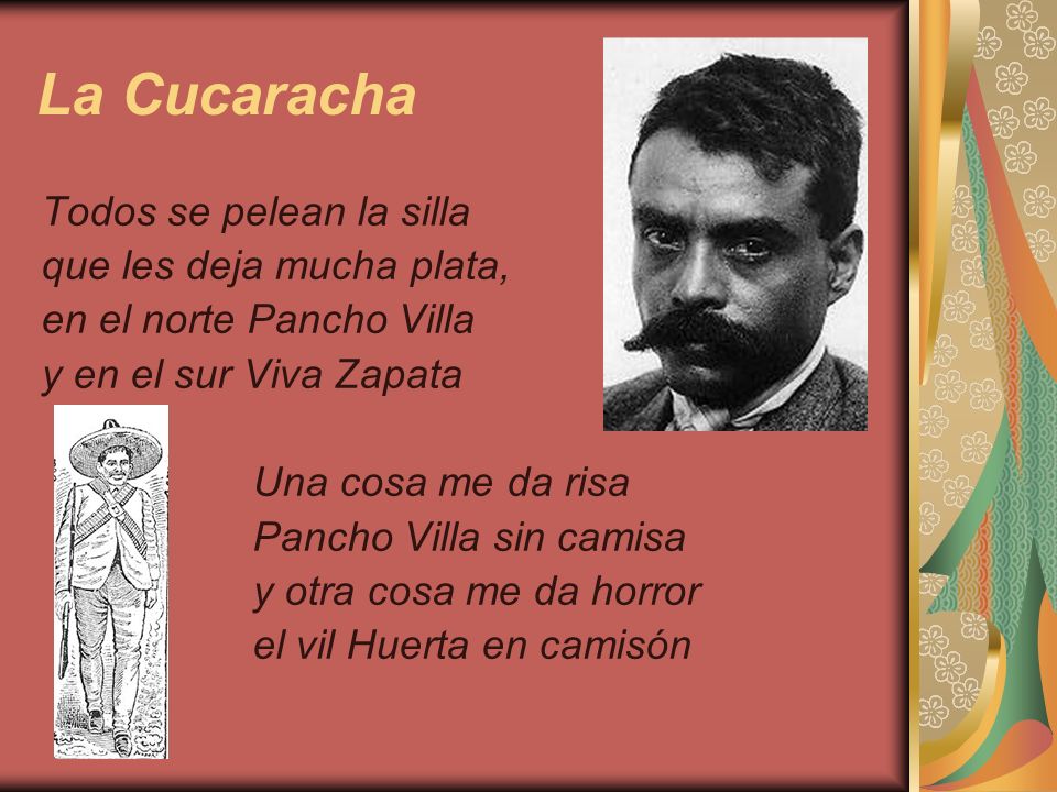 La Cucaracha Todos se pelean la silla que les deja mucha plata,