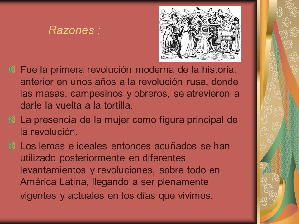 Razones :