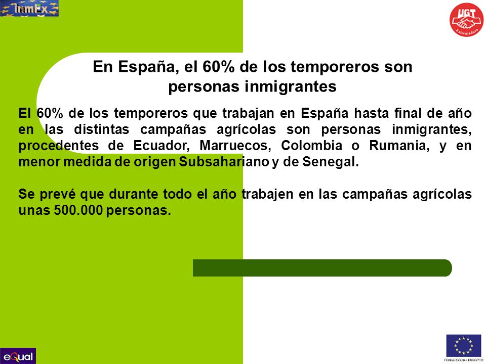 En España, el 60% de los temporeros son personas inmigrantes
