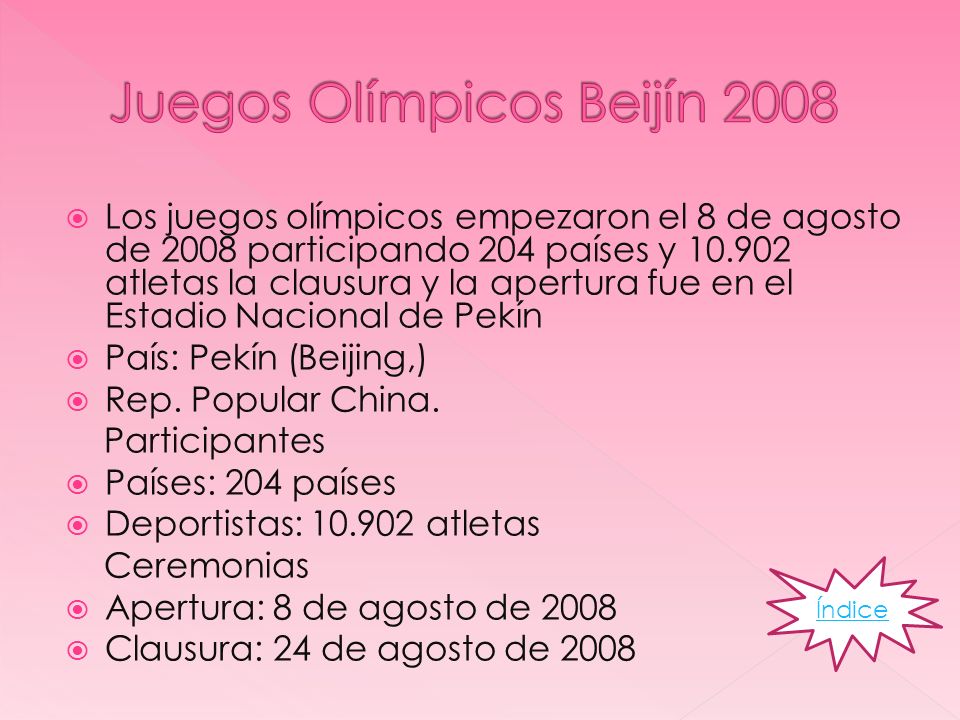 Juegos Olímpicos Beijín 2008