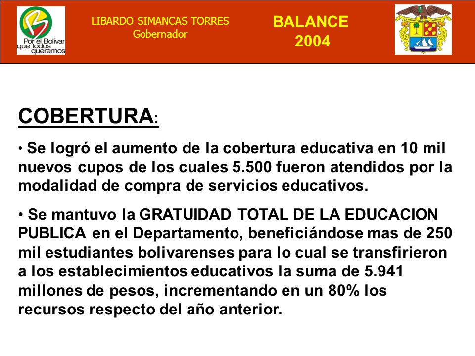 COBERTURA: