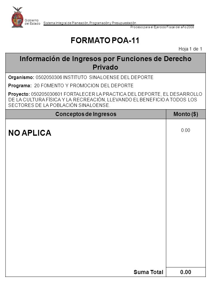 Información de Ingresos por Funciones de Derecho Privado