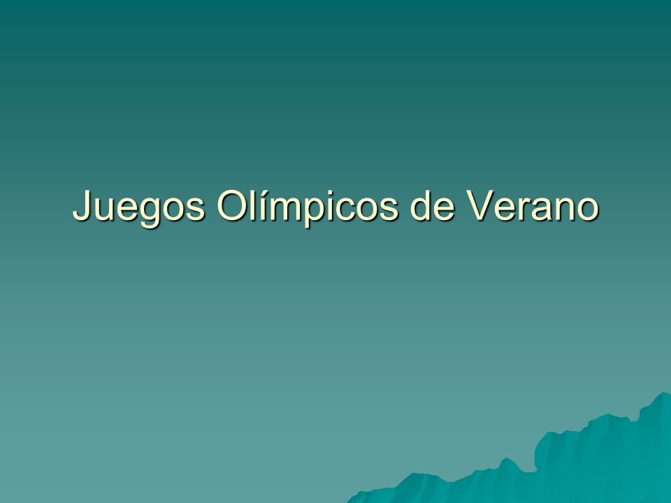Juegos Olímpicos de Verano