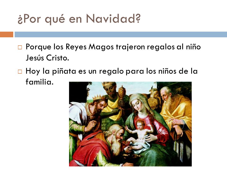 ¿Por qué en Navidad. Porque los Reyes Magos trajeron regalos al niño Jesús Cristo.